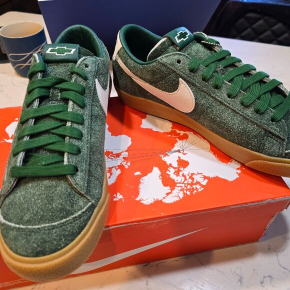 Nike Blazer Low Devin Booker Dark Green Sail SIZE 10 MENS NEW HV2197-300 - Picture 5 of 12